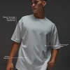 AfterDark ZeroCrease Oversized Tee - White