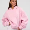 Unisex Love The Process Oversize Hoodie - Marshmallow-White