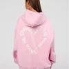 Unisex Love The Process Oversize Hoodie - Marshmallow-White