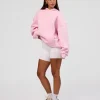 Unisex Love The Process Oversize Hoodie - Marshmallow-White
