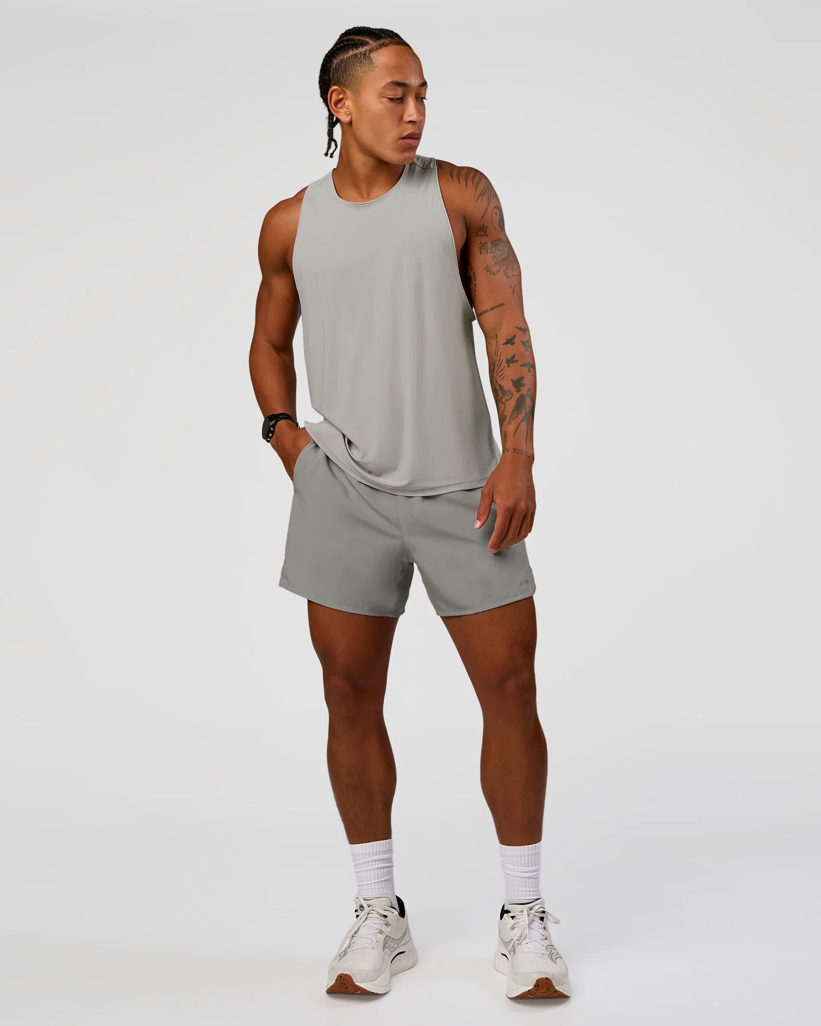 Pace 5" Lined Running Short - Alloy