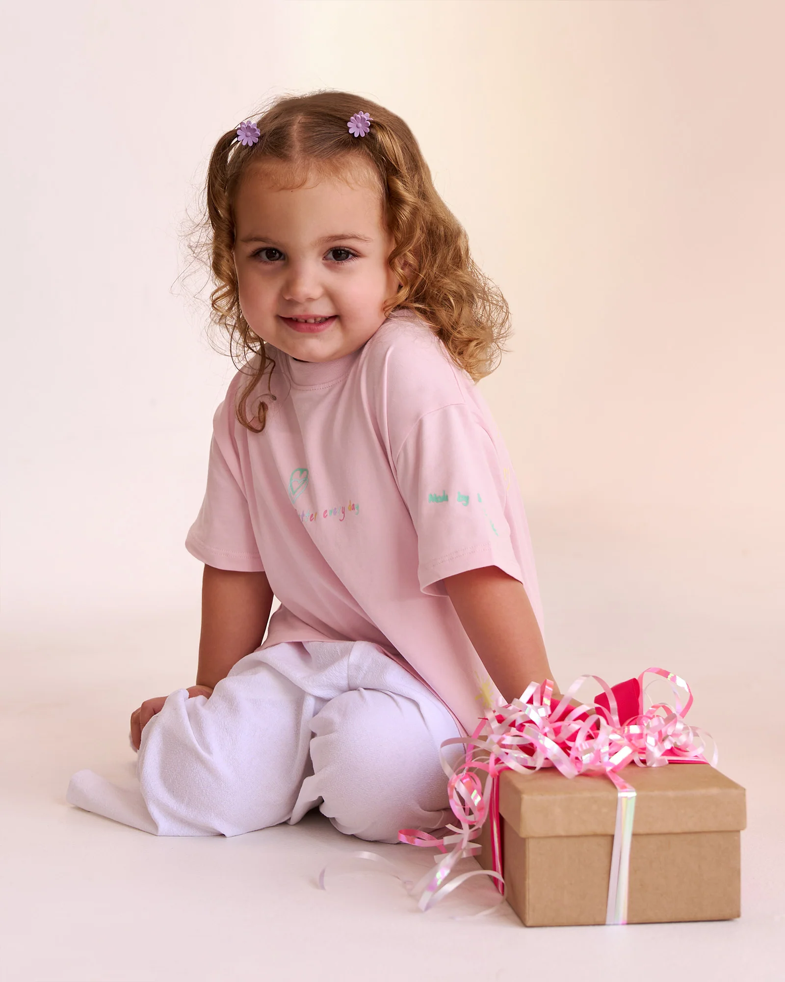 Mother's Day Mini Me Kids FLXCotton Tee  - Marshmallow