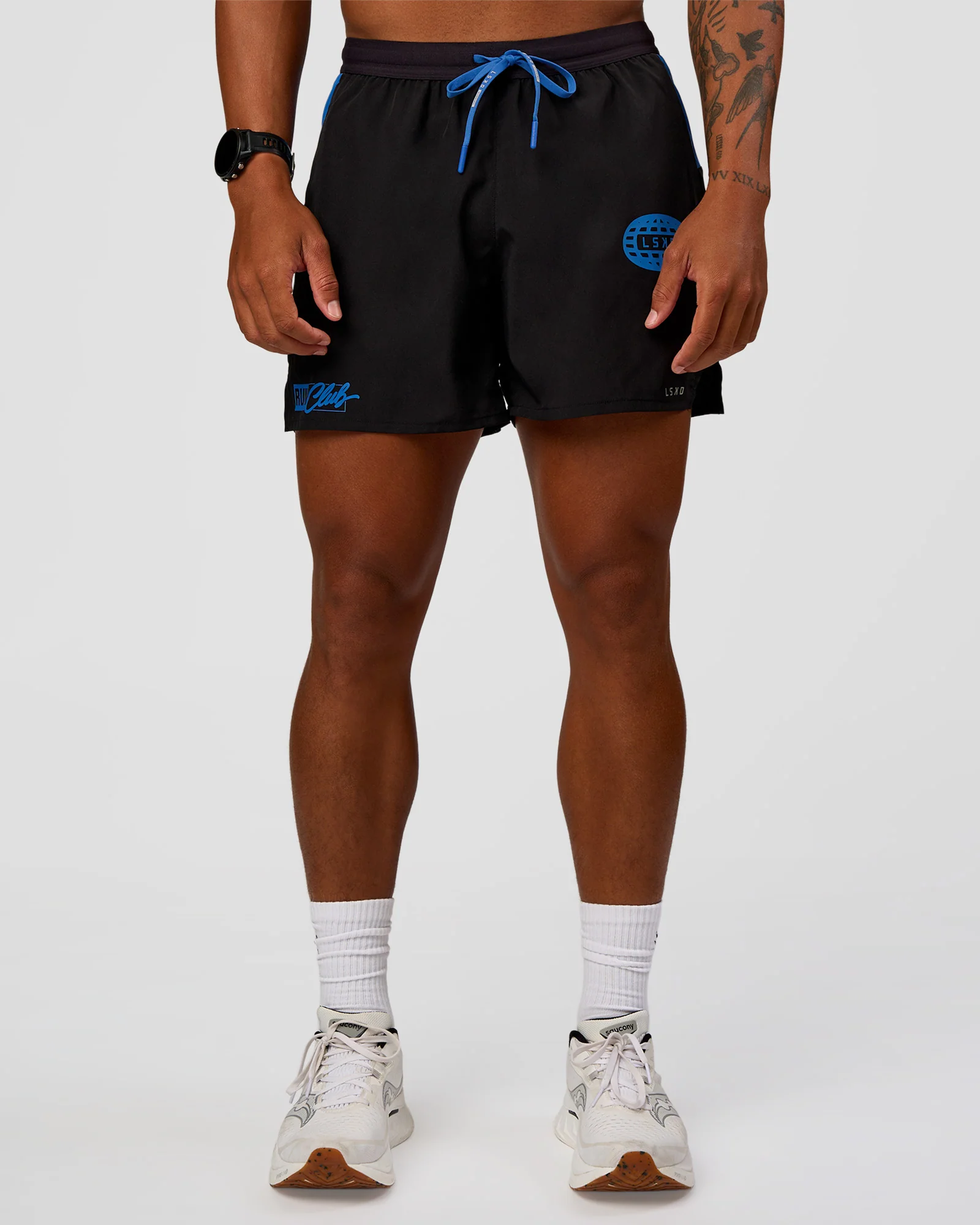 4407-pace-5-lined-running-short-black-palace-blue-3.webp Pace 5" Lined Running Short - Black-Palace Blue
