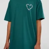 Love The Process FLXCotton Oversize Tee - Transformative Teal-Marshmallow