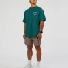 Love The Process FLXCotton Oversize Tee - Transformative Teal-Marshmallow