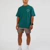 Love The Process FLXCotton Oversize Tee - Transformative Teal-Marshmallow
