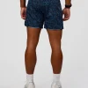 Pace 5" Lined Running Short - Energy Print Palace Blue
