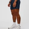 Pace 5" Lined Running Short - Energy Print Palace Blue