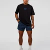 Pace 5" Lined Running Short - Energy Print Palace Blue