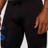 Race Day 8" Short Tight - Black-Palace Blue