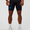 Race Day 8" Short Tight - Black-Palace Blue