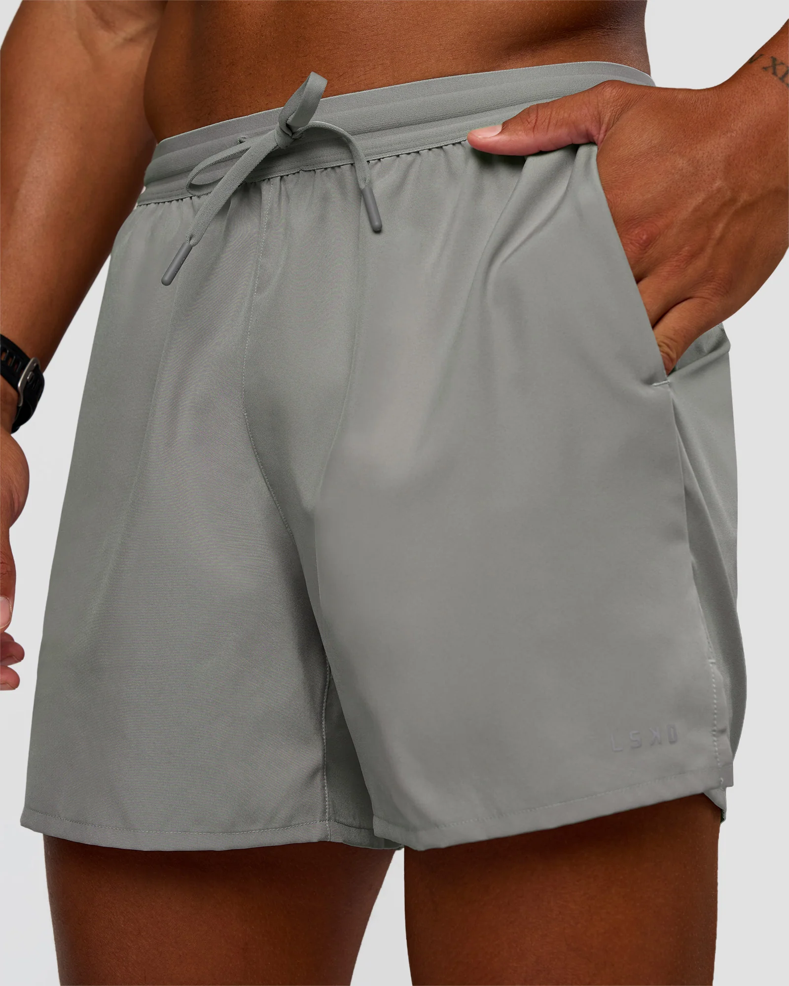 Pace 5" Running Short - Alloy