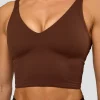 Vitality Long Line Sports Bra - Hot Chocolate