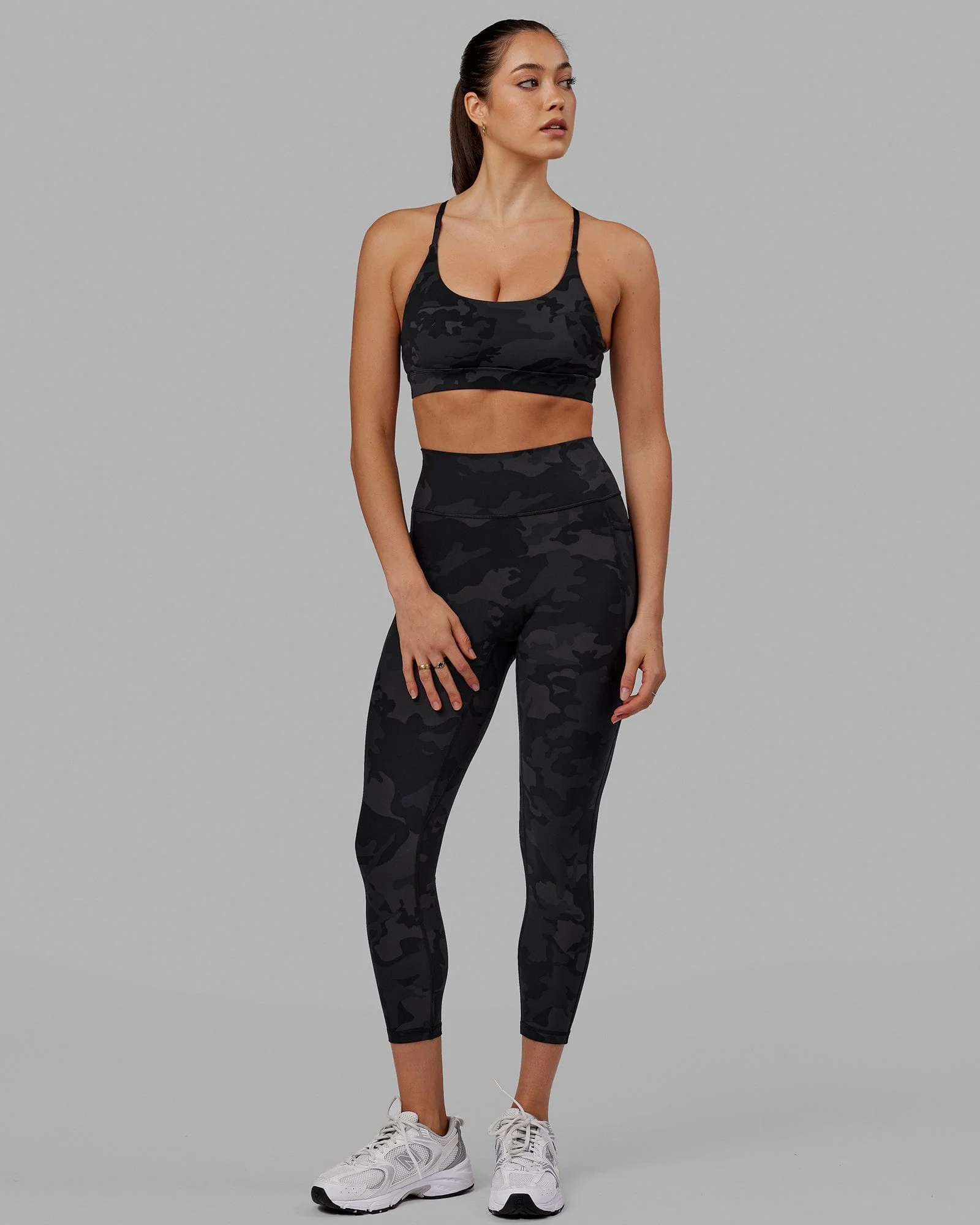 Fusion Ultra High-Rise 7/8 Legging Pockets - Black-Camo