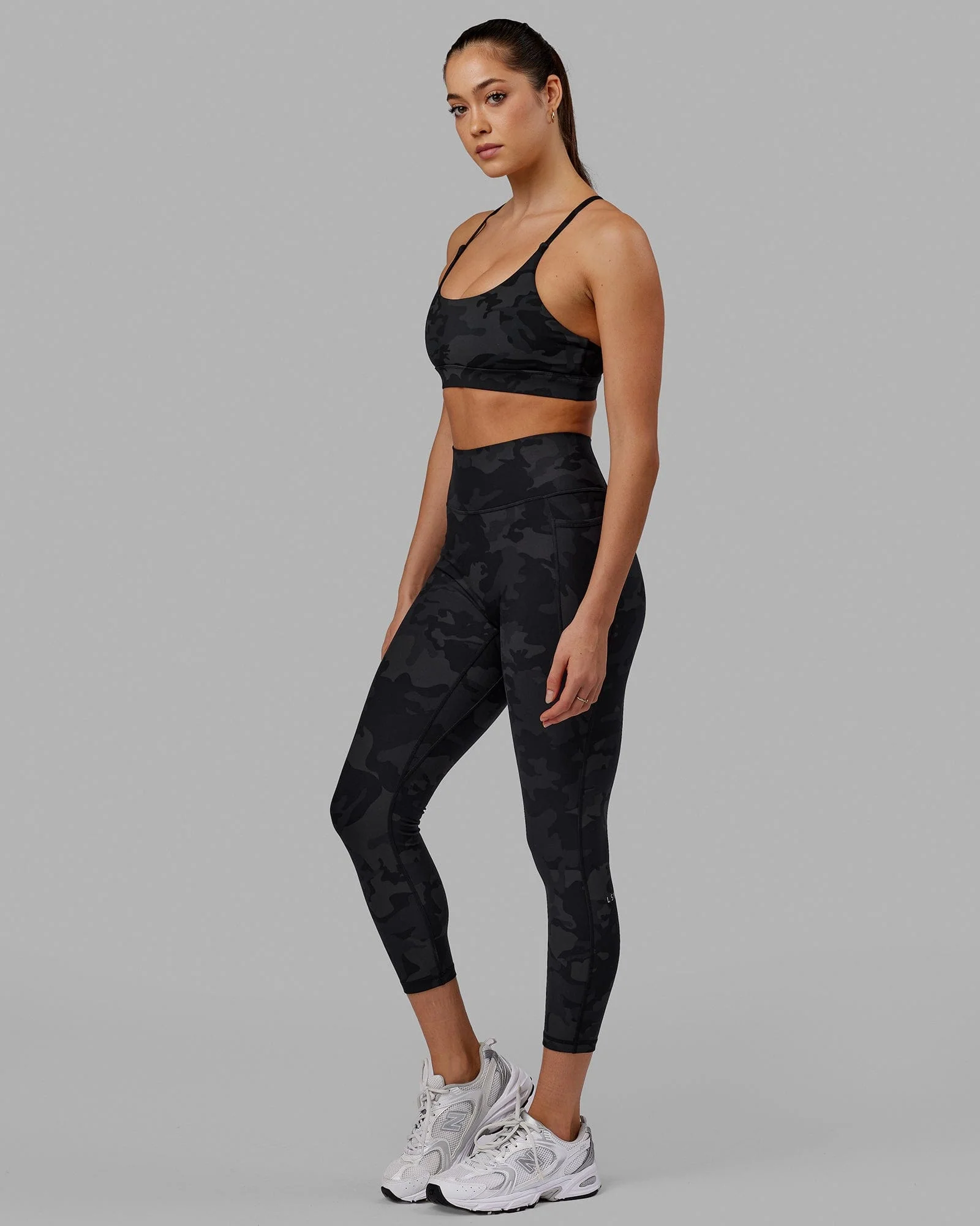 Fusion Ultra High-Rise 7/8 Legging Pockets - Black-Camo