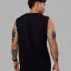 1% Better FLXCotton Training Fit Tank - Black-White