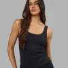 Staple Active Shelf Bra Tank - Black