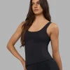 Staple Active Shelf Bra Tank - Black