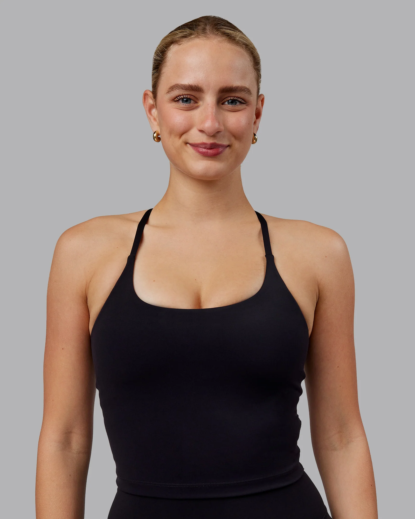4646-twist-tank-with-shelf-bra-black-1.webp Twist Tank With Shelf Bra - Black