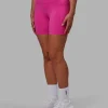 Fusion Ultra High-Rise 6" Short Pockets - Fuchsia Pink