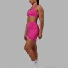 Fusion Ultra High-Rise 6" Short Pockets - Fuchsia Pink