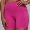 Fusion Ultra High-Rise 6" Short Pockets - Fuchsia Pink