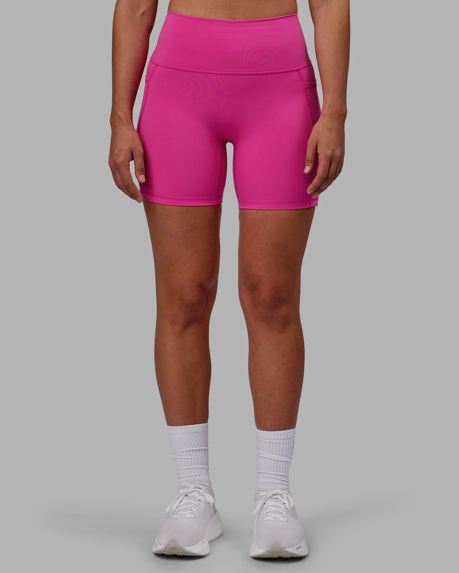 Fusion Ultra High-Rise 6" Short Pockets - Fuchsia Pink