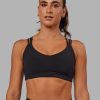 Push The Limit Sports Bra - Black