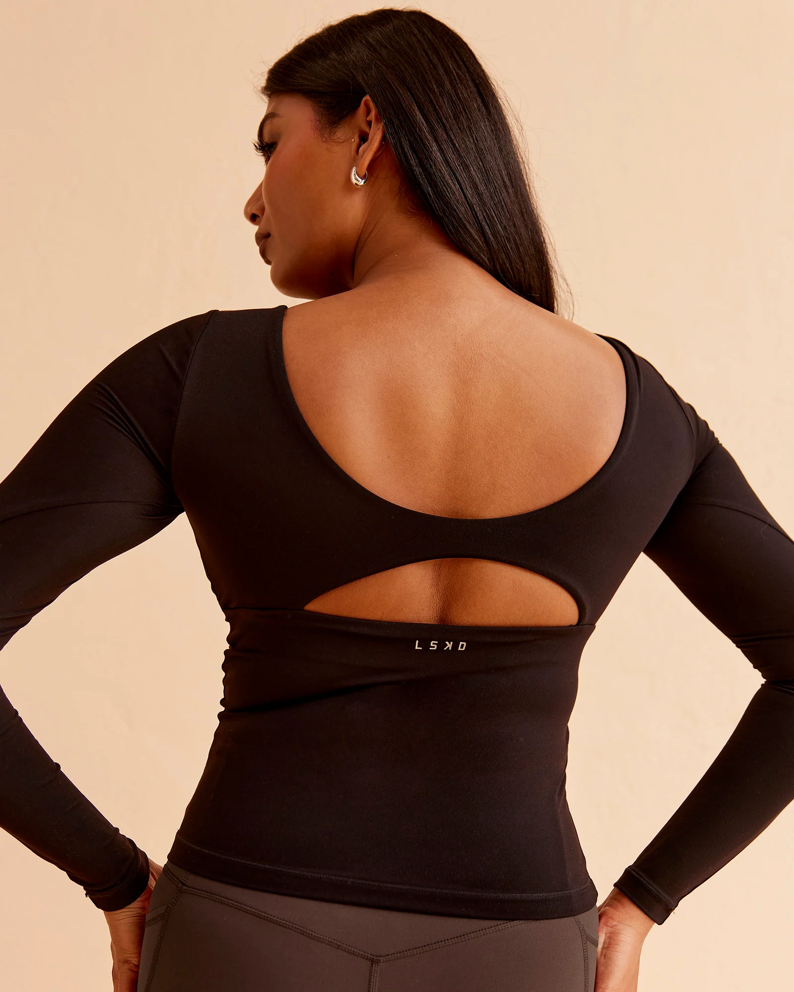 Vitality Long Sleeve Top - Black
