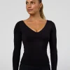 Vitality Long Sleeve Top - Black