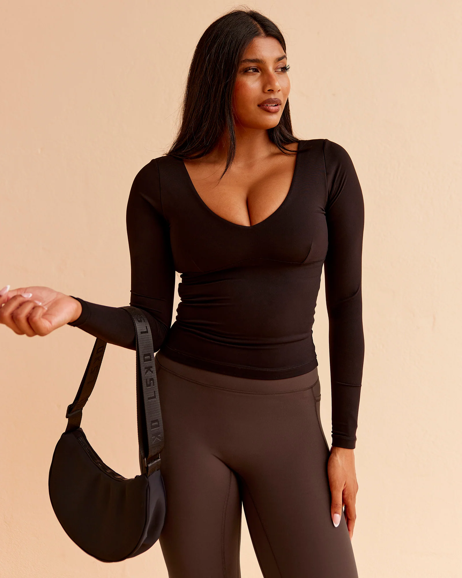 Vitality Long Sleeve Top - Black