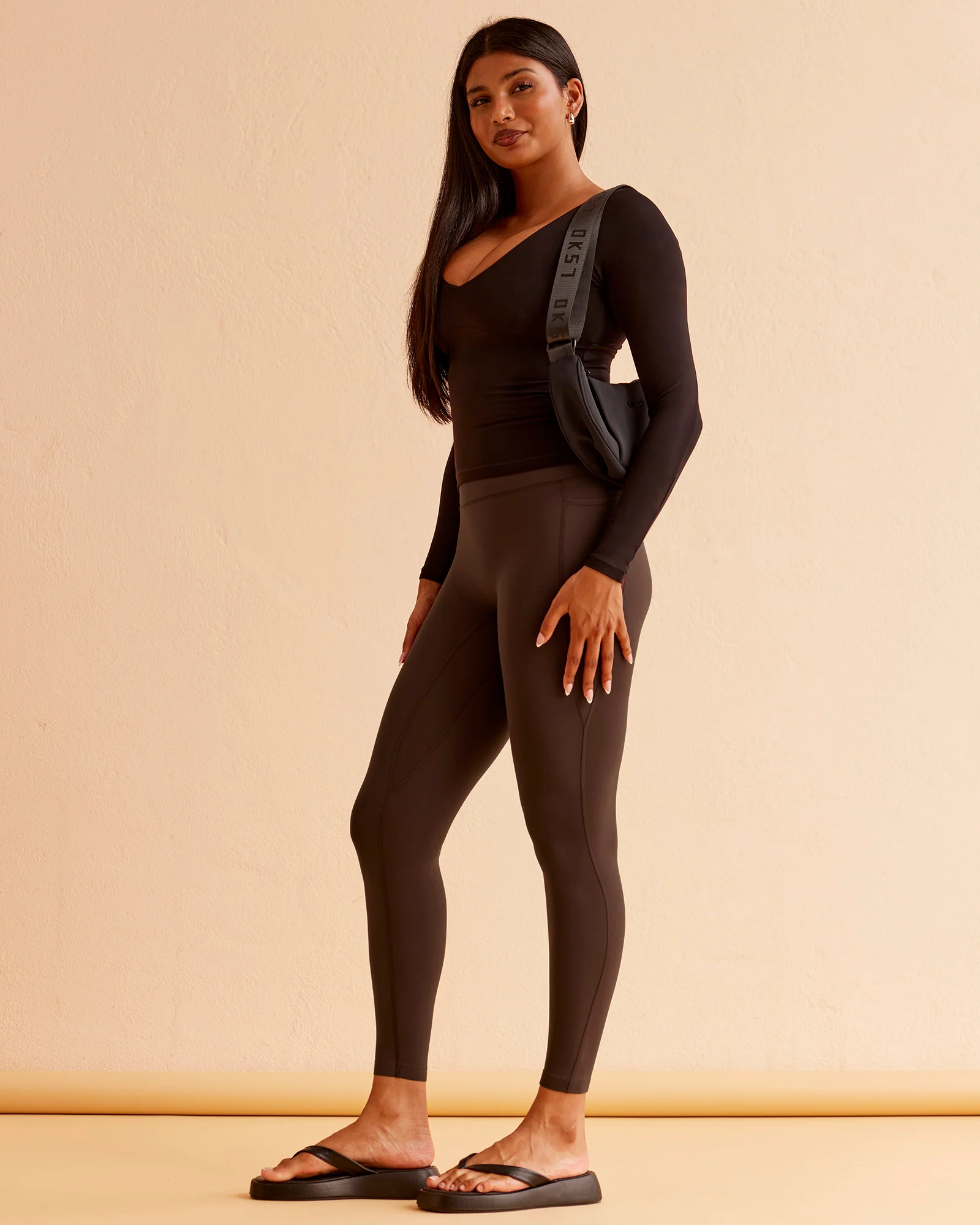 Vitality Long Sleeve Top - Black