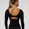 Vitality Long Sleeve Top - Black