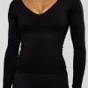 Vitality Long Sleeve Top - Black