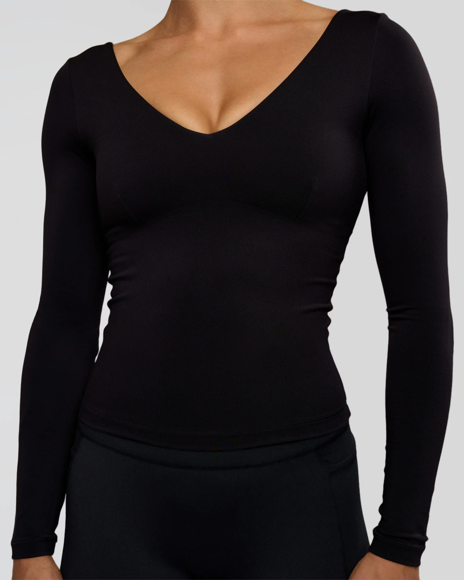 Vitality Long Sleeve Top - Black