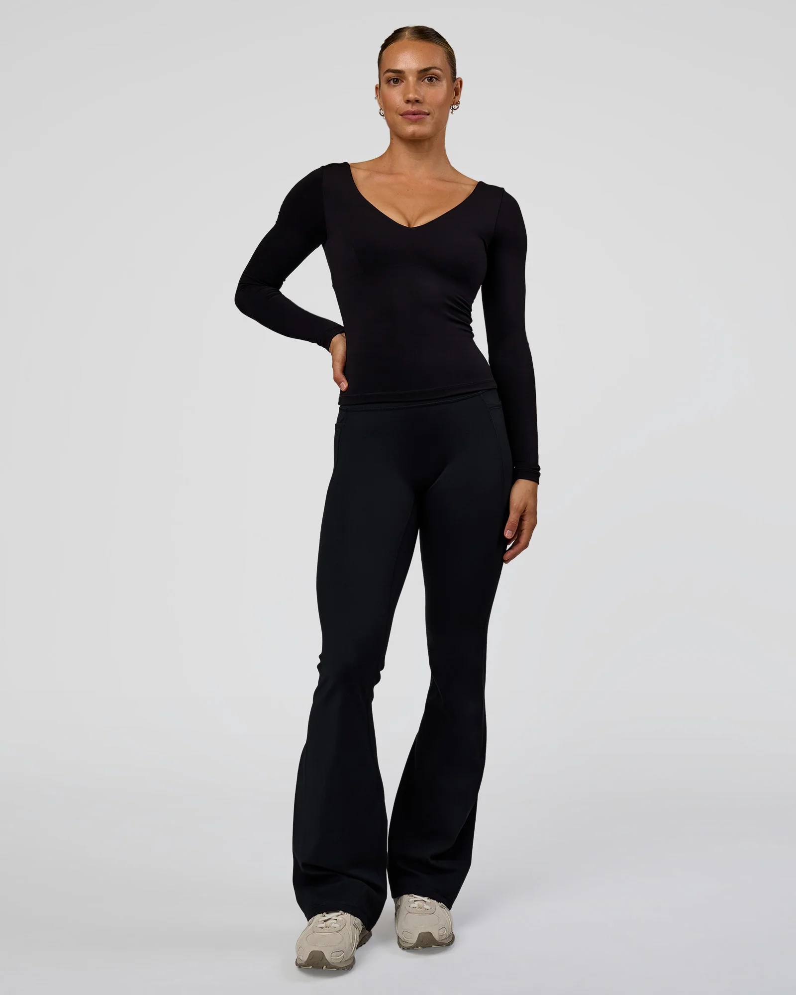 Vitality Long Sleeve Top - Black