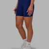 Elite High-Rise 6" Short Pockets - Midnight Blue