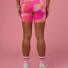 Fusion Ultra High-Rise 6" Short Pockets - Pink Glow Print