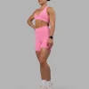 Fusion Ultra High-Rise 6" Short Pockets - Candy Pink