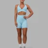 Fusion Ultra High-Rise 6" Short Pockets - Glacial Blue