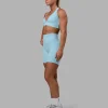Fusion Ultra High-Rise 6" Short Pockets - Glacial Blue