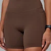 Elixir Ultra High-Rise 6" Short Pockets - Chocolate Martini
