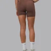 Elixir Ultra High-Rise 6" Short Pockets - Chocolate Martini