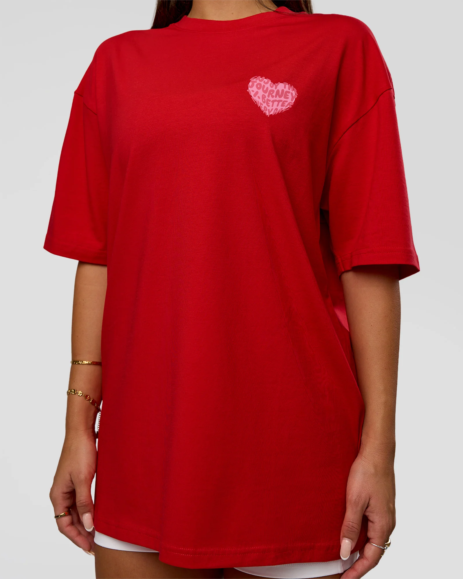 4953-love-the-journey-flxcotton-oversized-tee-flame-candy-pink-9.webp Love the Journey FLXCotton Oversized Tee - Flame-Candy Pink