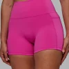 Fusion Ultra High-Rise 4" Short Pockets - Fuchsia Pink