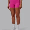 Fusion Ultra High-Rise 4" Short Pockets - Fuchsia Pink
