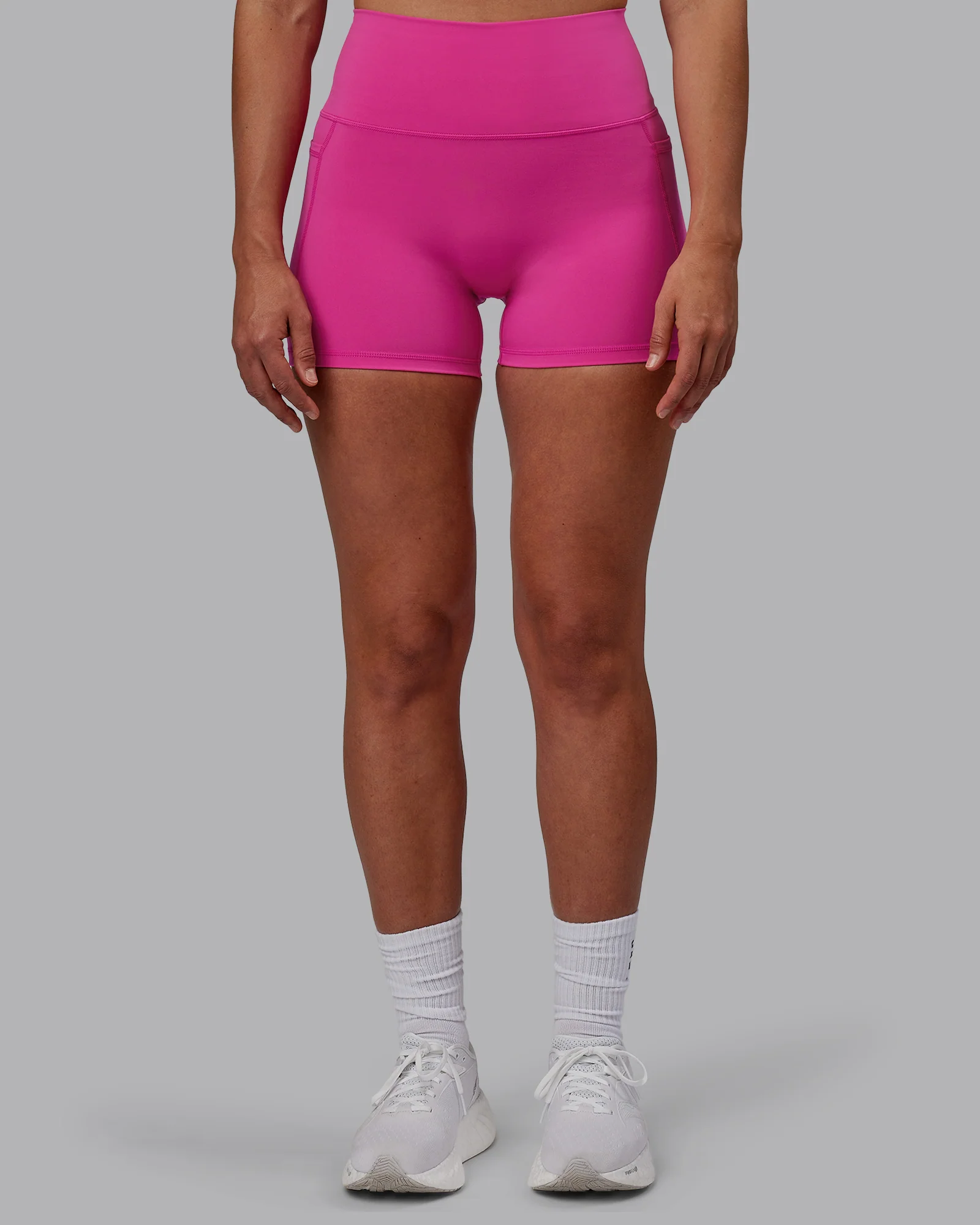 Fusion Ultra High-Rise 4" Short Pockets - Fuchsia Pink