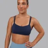 Vantage Sports Bra - Future Navy