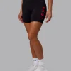 5114-rep-ultra-high-rise-6-short-pockets-black-scarlet-3.webp Rep Ultra High-Rise 6" Short Pockets - Black-Scarlet