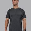 AeroFLX+ Seamless Tee - Pirate Black Marl